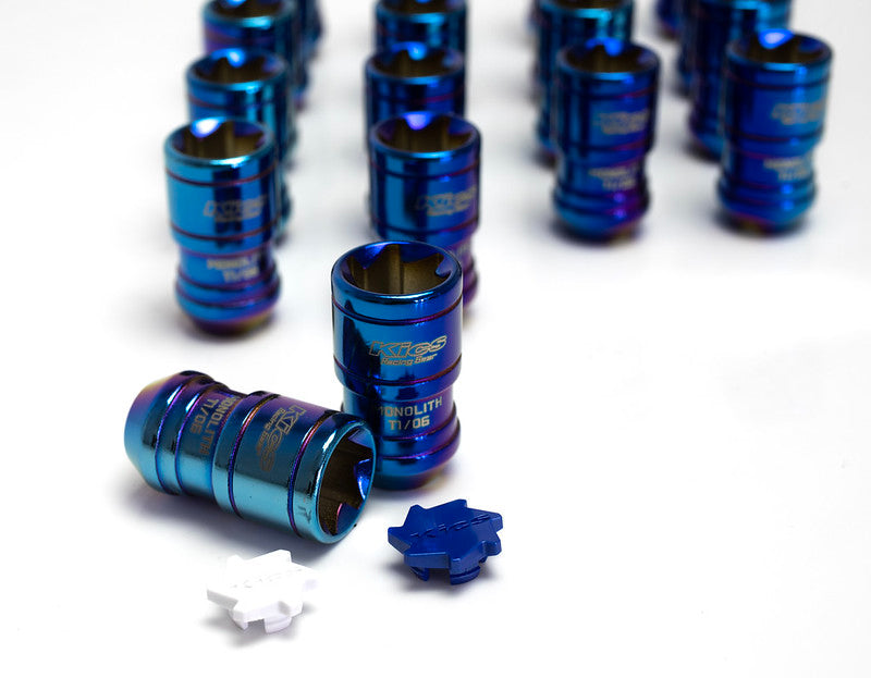 Project Kics Monolith TI/07 Lug Nuts - 14x1.5