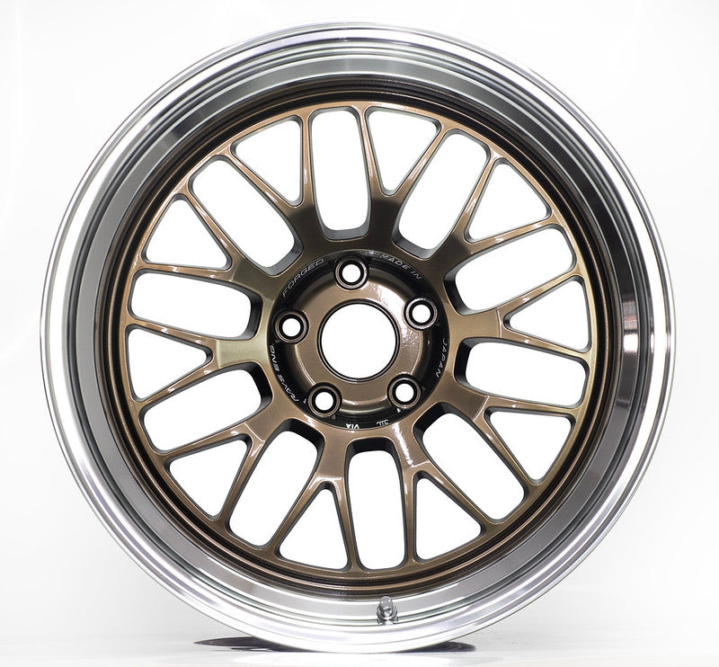 Volk Racing 21A Spec-SR 19x10.0 5x120 / Offset: +35 (M Rim / Face 1) / Shining Bronze Metal / DC Lip *Set of 4*