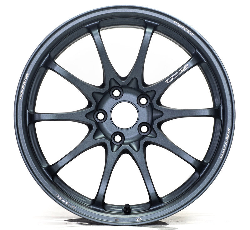 Volk Racing CE28N-Plus M-Spec 18x9.5 5x114.3 / Offset +12 (Face 4) / Blast Gunmetal (BW) (Set of 4)