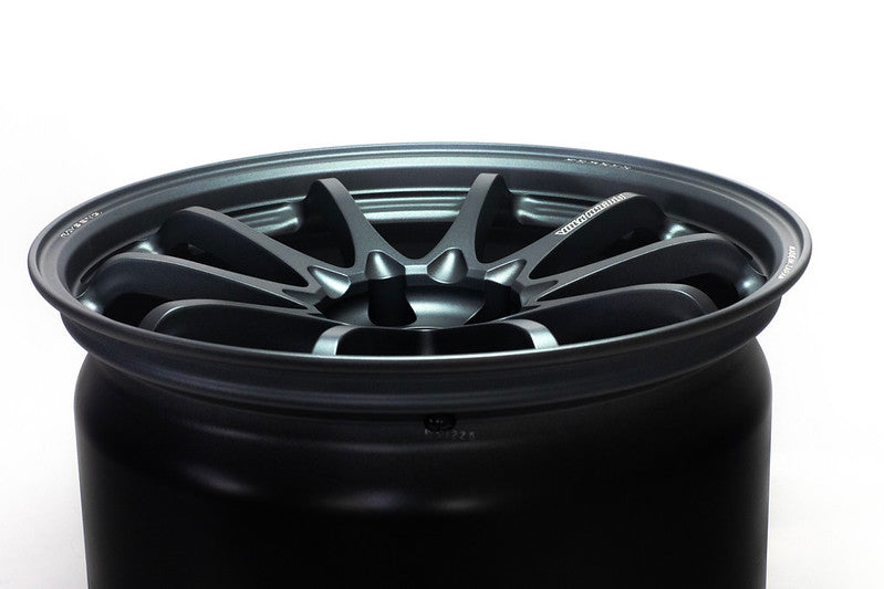 Volk Racing CE28N-Plus M-Spec 18x9.5 5x114.3 / Offset +12 (Face 4) / Blast Gunmetal (BW) (Set of 4)