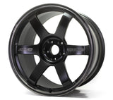 Volk Racing TE37 SAGA S Plus (Black Shadow LTD) 19x9.5 5x120 / Offset +45 (Face 2) / Matte Translucent Black (PH) (Set of 4)