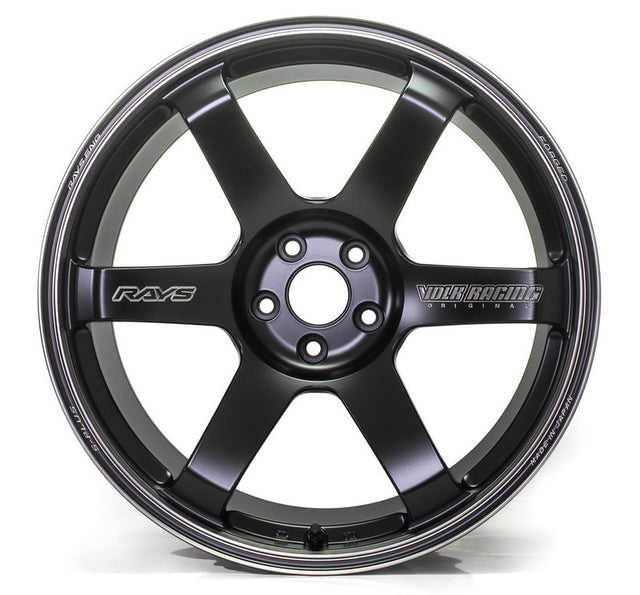 Volk Racing TE37 SAGA S Plus (Black Shadow LTD) 19x9.5 5x120 / Offset +45 (Face 2) / Matte Translucent Black (PH) (Set of 4)