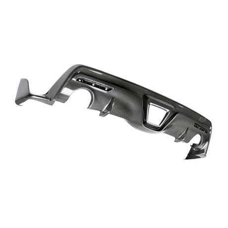 Seibon carbon fiber rear diffuser for 2020-2021 Toyota GR Supra with glossy finish and superior craftsmanship