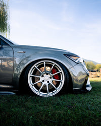 Volk Racing ZE40 M-SPEC 19x10.0 5x120 / Offset: +40 (Face 3) / Diamond Silver (DS) - (Set of 4) *LMTLS Spec*