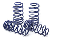 H&R 15-21 Subaru STi sport springs kit in blue for improved handling and reduced fender gap