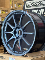 Volk Racing CE28N-Plus M-Spec 19x9.5 5x120 / Offset +45 (Face 2) / Blast Gunmetal (BW) (Set of 4)