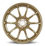 Volk Racing ZE40 M-SPEC 18x10.0 5x120 / Offset: 40 (Face 3) / Gold (GO) (Set of 4) *LMTLS Spec*