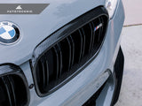 AutoTecknic Carbon Fiber Front Grille Surround Set - BMW F90 M5