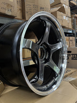 Advan GT Beyond Wheel (Concave 3) - 18x9.5 5x120 / Offset +38 / Machining & Racing Platinum Black
