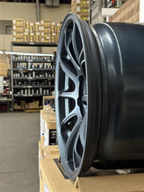 Volk Racing ZE40 M-SPEC 18x10.0 5x120 / Offset: +40 (Face 3) / Matte Blue Gunmetal (GB) (Set of 4) *LMTLS Spec*