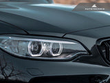AutoTecknic Carbon Fiber Headlight Trim Set - BMW F87 M2 | M2 Competition | F22 2-Series
