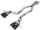 AWE Tuning 23-24 BMW G87 M2 Track Edition exhaust with diamond black quad tips