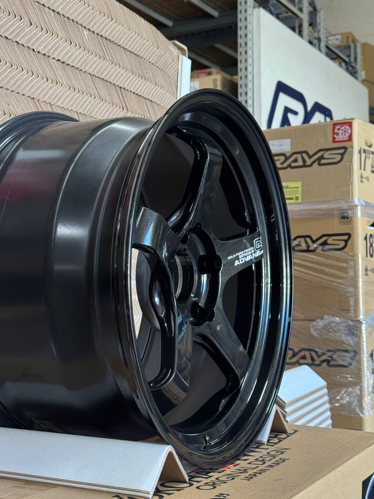 Advan GT Beyond-R Wheel (C-2) 18x10.0 5x120 / Offset +40 / Racing Titanium Black (TBK) (Set of 4)