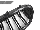 AutoTecknic Carbon Fiber Front Grille Set - BMW G30 5-Series Pre-LCI