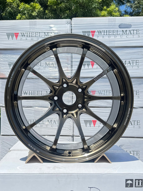 Volk Racing CE28N-Plus 19-inch forged wheel in shining bronze metal, 5x120 bolt pattern, offset +38, set of 4