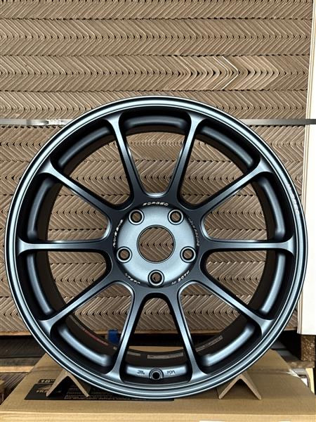 Volk Racing ZE40 M-SPEC 18x10.0 5x120 / Offset: +40 (Face 3) / Matte Blue Gunmetal (GB) (Set of 4) *LMTLS Spec*
