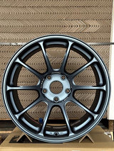 Volk Racing ZE40 M-SPEC 18x10.0 5x120 / Offset: +40 (Face 3) / Matte Blue Gunmetal (GB) (Set of 4) *LMTLS Spec*