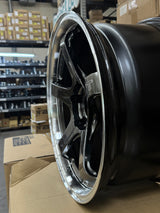 Advan GT Beyond Wheel (Concave 3) - 18x9.5 5x120 / Offset +38 / Machining & Racing Platinum Black