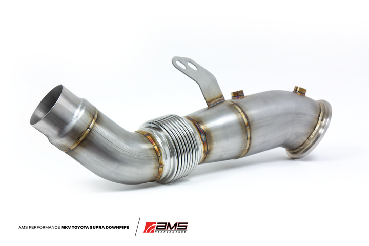 AMS Performance Stainless Steel Race Downpipe for 2020+ Toyota GR Supra A90