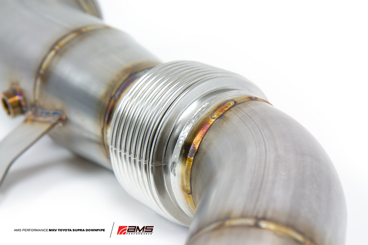 AMS Performance Stainless Steel Race Downpipe for 2020+ Toyota GR Supra A90