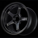 Set of four Advan GT Beyond-R 18x9.5 5x120 Racing Titanium Black concave wheels