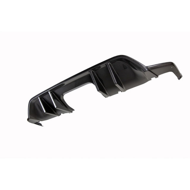APR Performance Carbon Fiber Rear Diffuser for 2023+ Honda Civic Type R FL5, aerodynamic car part enhancing downforce and airflow.