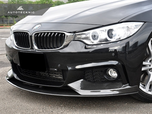 AutoTecknic Carbon Fiber Performante Aero Lip - BMW F32 4-Series Coupe M-Sport