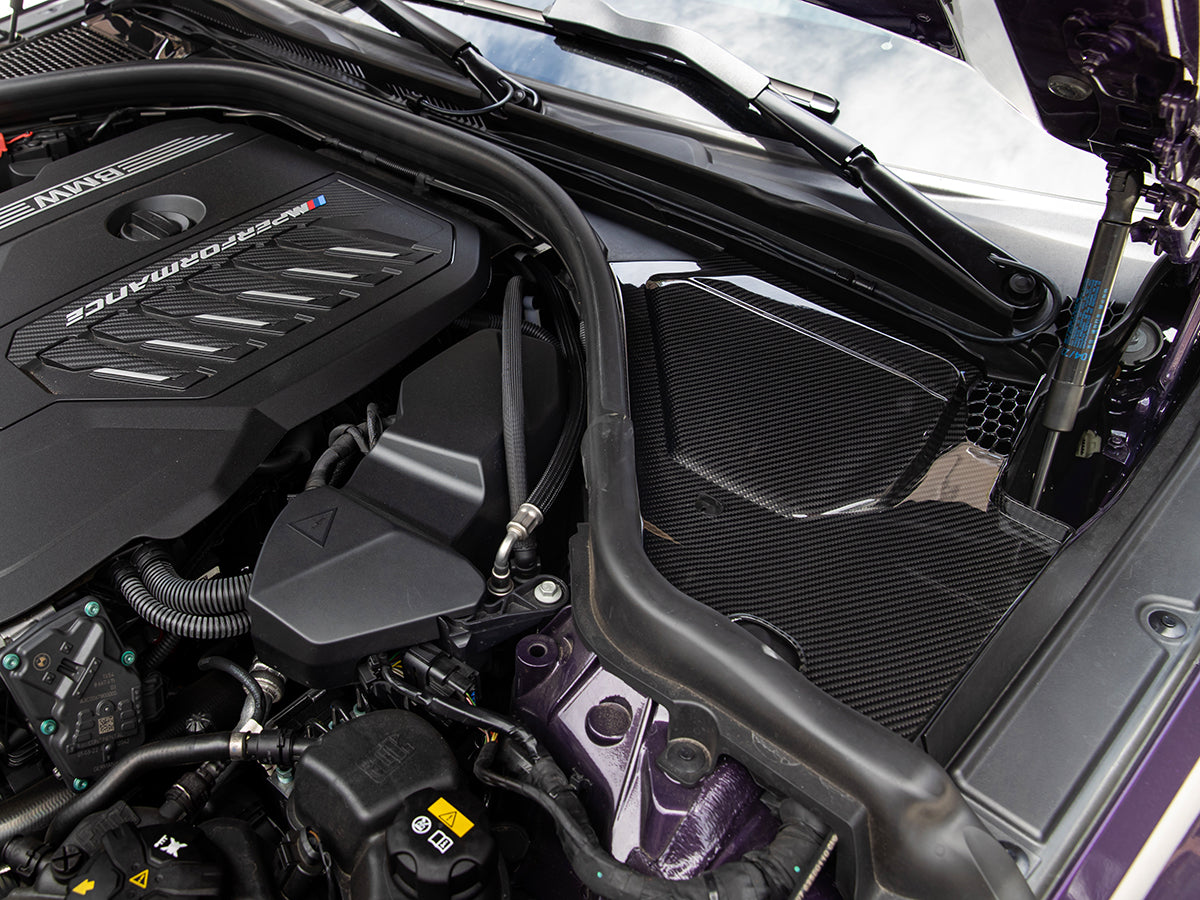 AutoTecknic Dry Carbon Engine Cowl Panel Trim Set - G42 M240I | G20 M340I