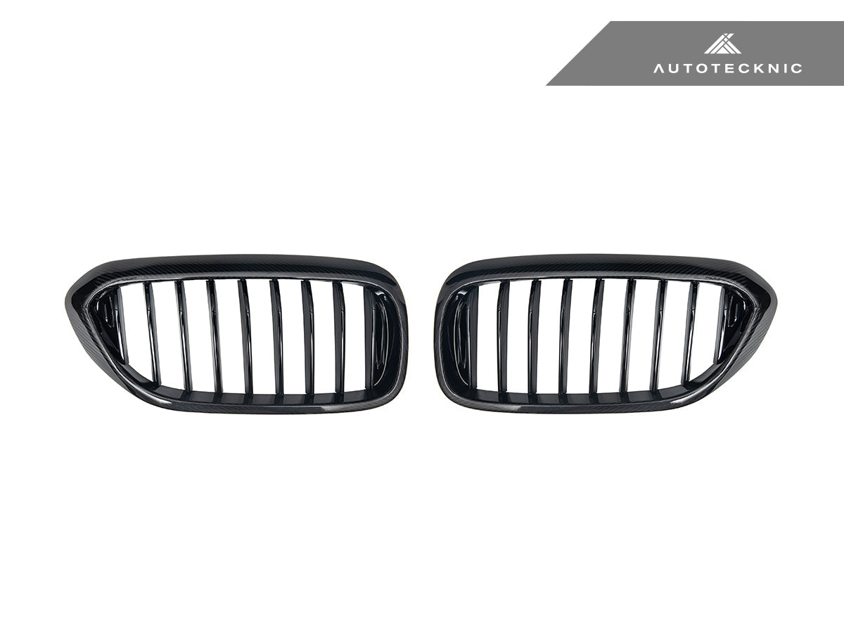 AutoTecknic Carbon Fiber Front Grille Set - BMW G30 5-Series Pre-LCI