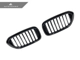 AutoTecknic Carbon Fiber Front Grille Set - BMW G30 5-Series Pre-LCI