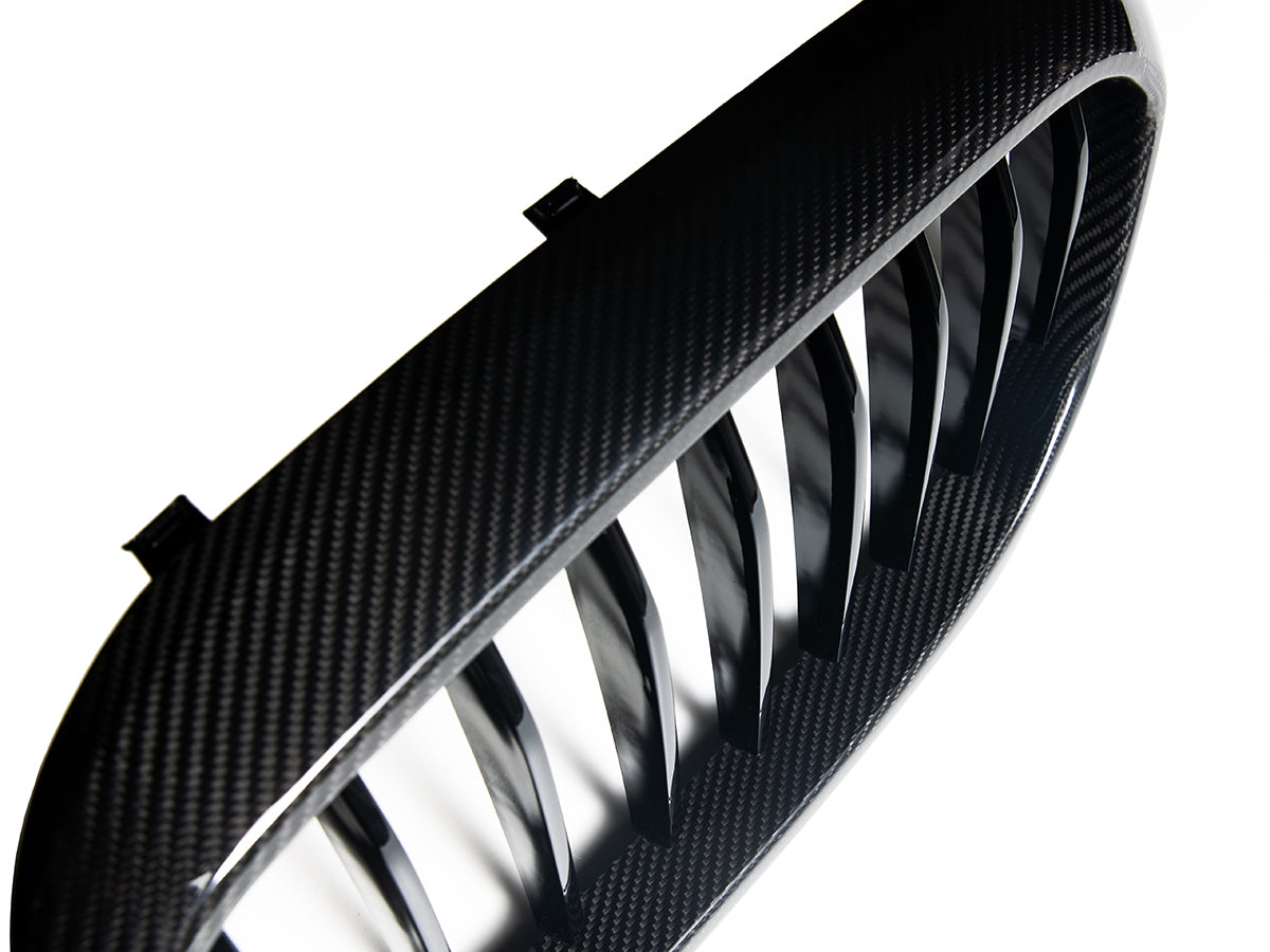 AutoTecknic Carbon Fiber Front Grille Set - BMW G30 5-Series Pre-LCI