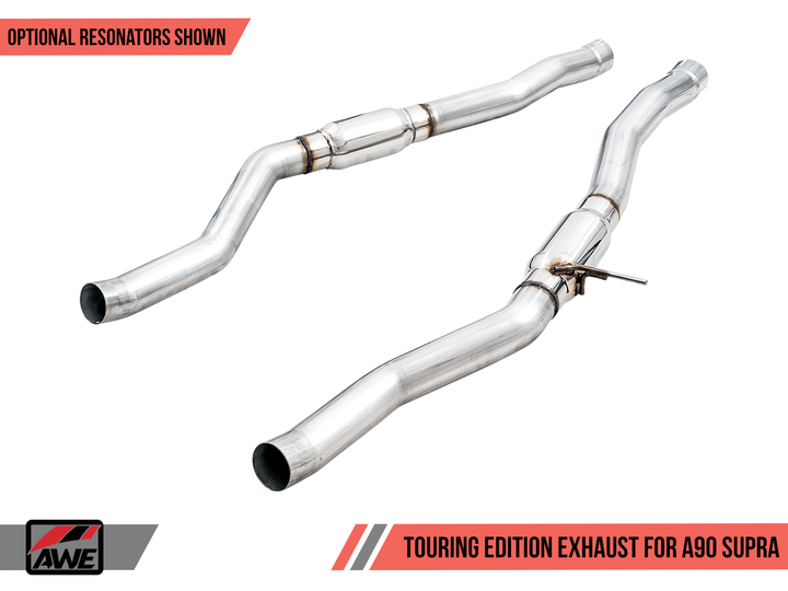 AWE Non-Resonated Touring Edition Exhaust for Toyota GR Supra A90