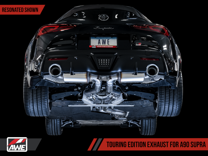 AWE Non-Resonated Touring Edition Exhaust for Toyota GR Supra A90