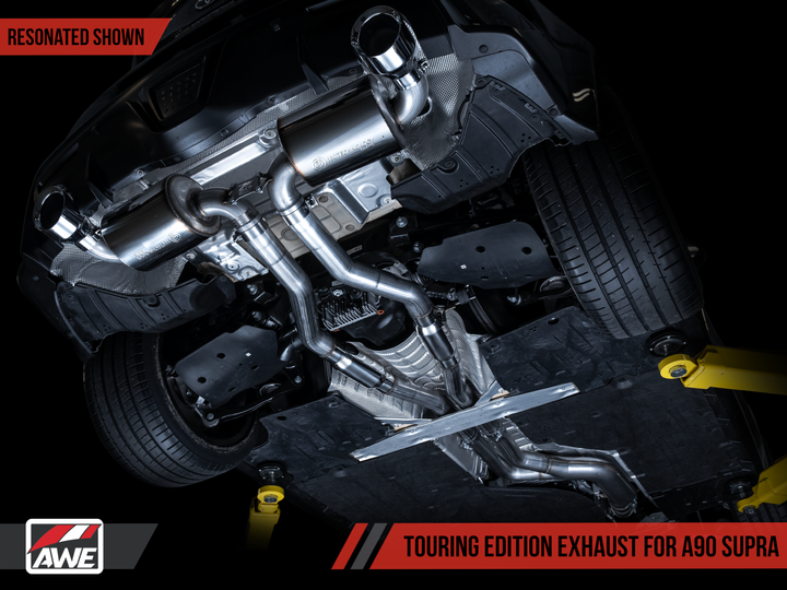 AWE Non-Resonated Touring Edition Exhaust for Toyota GR Supra A90