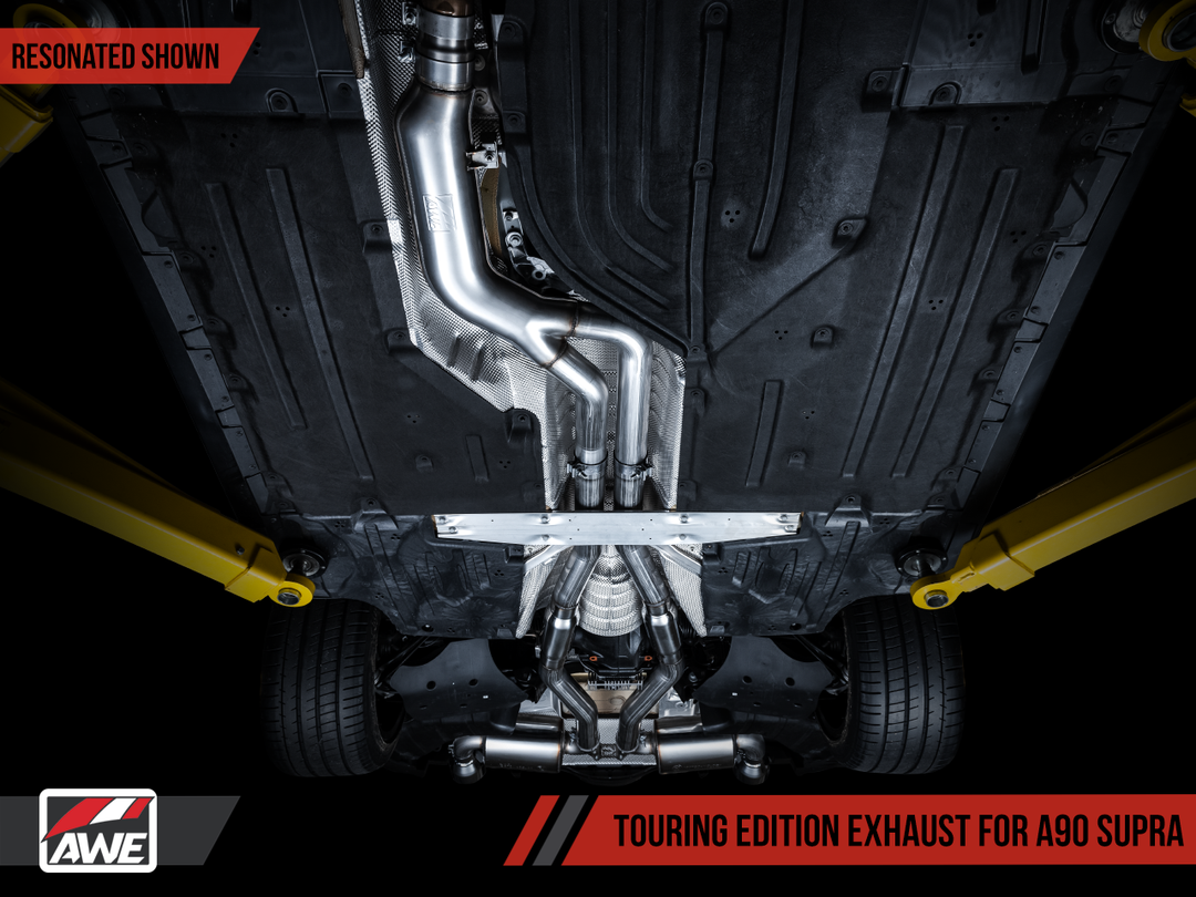AWE Non-Resonated Touring Edition Exhaust for Toyota GR Supra A90