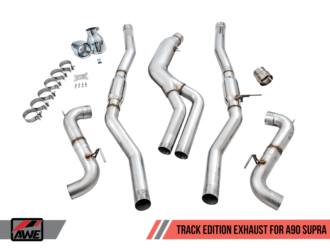 AWE Non-Resonated Touring Edition Exhaust for Toyota GR Supra A90