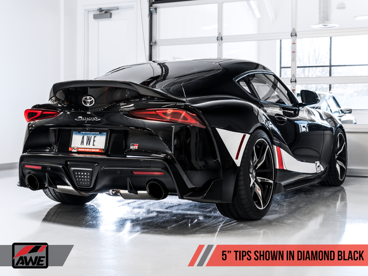 AWE Non-Resonated Touring Edition Exhaust for Toyota GR Supra A90