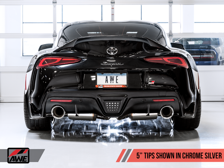 AWE Non-Resonated Touring Edition Exhaust for Toyota GR Supra A90