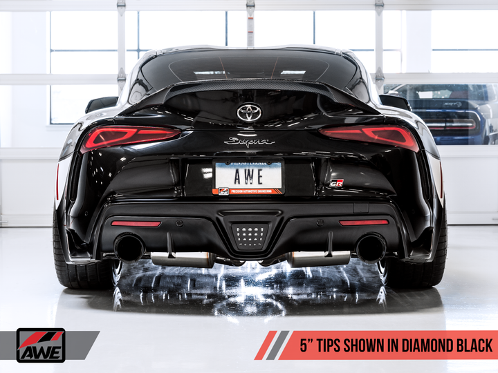 AWE Non-Resonated Touring Edition Exhaust for Toyota GR Supra A90