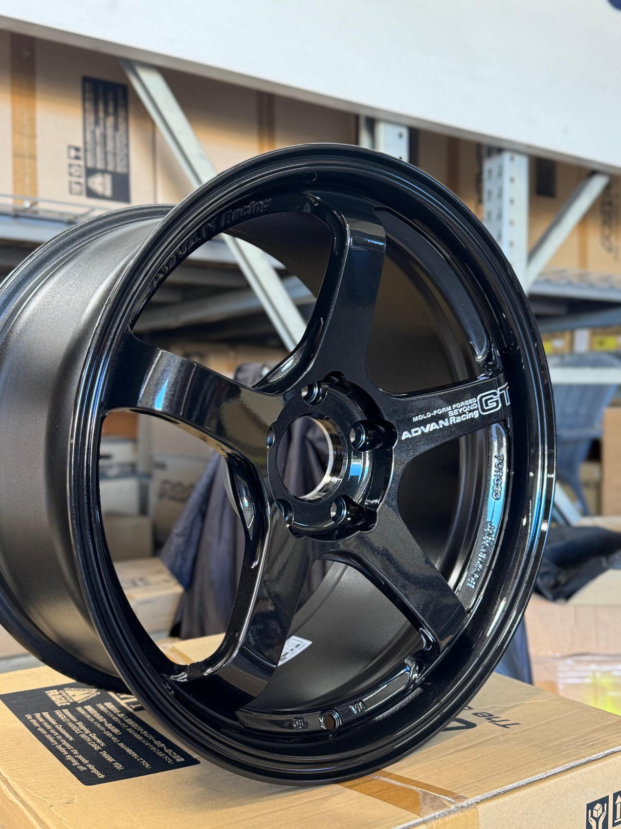 Advan GT Beyond Wheel (Concave 3) - 18x9.5 5x120 / Offset +38 / Racing Titanium Black (TBK) (Set of 4)