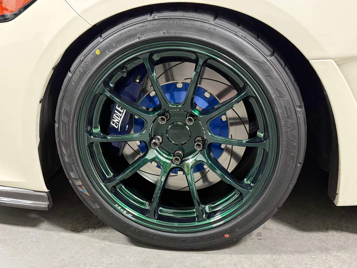 Volk Racing ZE40 M-SPEC 18x10.0 5x120 / Offset: +40 (Face 3) / Racing Green (IG) (Set of 4) *LMTLS Spec*