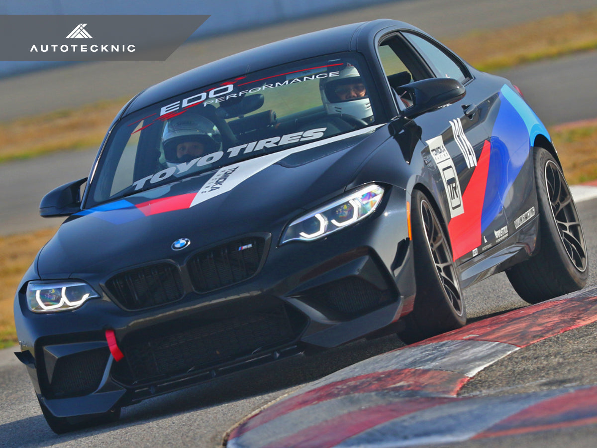 AutoTecknic Dry Carbon Fiber Center Front Lip - BMW F87 M2 Competition