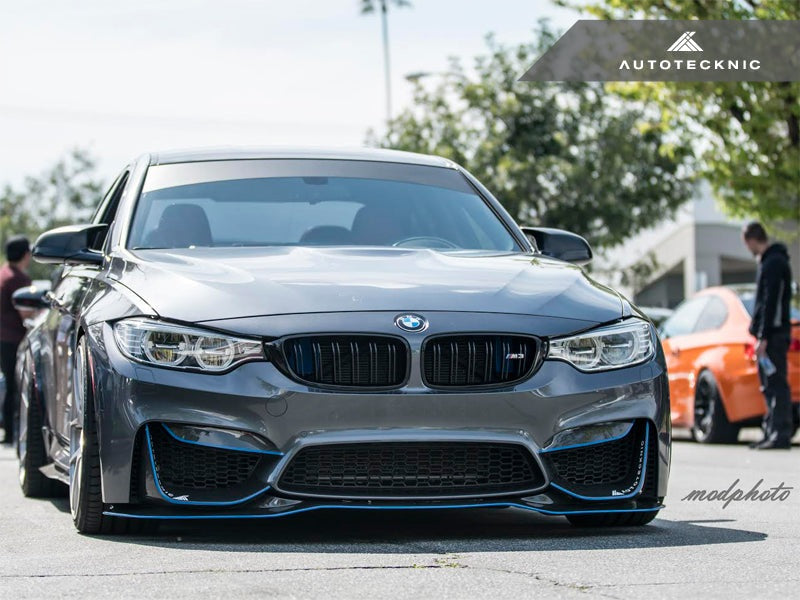 AutoTecknic Dry Carbon Fiber Performante Aero Splitters - BMW F80 M3 | F82 M4