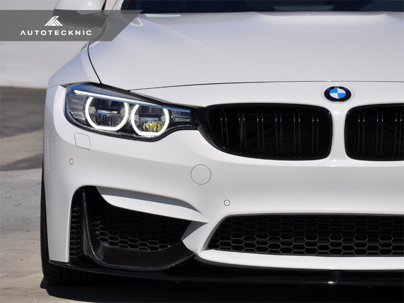 AutoTecknic Dry Carbon Fiber Performante Aero Splitters - BMW F80 M3 | F82 M4