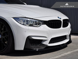 AutoTecknic Dry Carbon Fiber Performante Aero Splitters - BMW F80 M3 | F82 M4