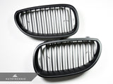 AutoTecknic Stealth Black Front Grille Set - BMW E60 5-Series | M5