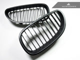 AutoTecknic Stealth Black Front Grille Set - BMW E60 5-Series | M5