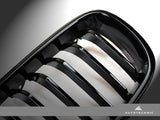 AutoTecknic Glazing Black Front Grille Set - BMW F10 Sedan | F11 Wagon | 5-Series