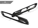 AutoTecknic Replacement Carbon Fiber Fender Light Trims - BMW F10 Sedan | F11 Wagon | 5-Series