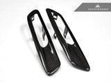 AutoTecknic Replacement Carbon Fiber Fender Light Trims - BMW F10 Sedan | F11 Wagon | 5-Series